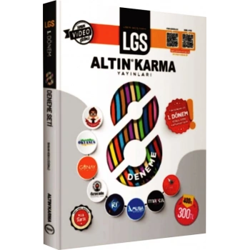 8.Sınıf LGS 1.Dönem 8 Li Deneme-Altın Karma Yayınları