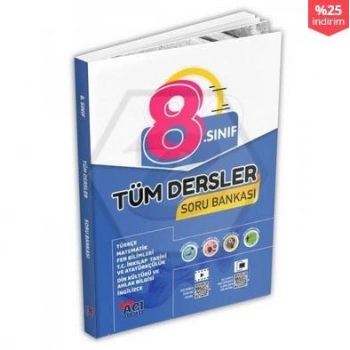 8.Sınıf Tüm Dersler Soru Bankası - Açı Yayınları