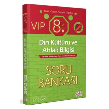 8.Sınıf Din Kültürü Soru Bankası Yenilendik - Editör Yayınları