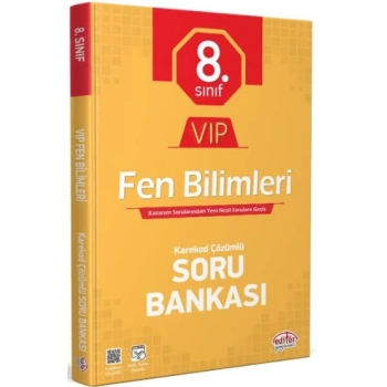 8.Sınıf Fen Bilimleri Soru Bankası Yenilendik - Editör Yayınları