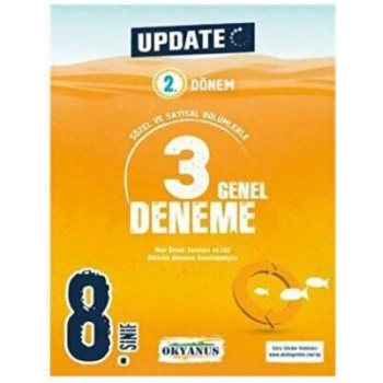 8. Sınıf Update 2. Dönem 3 Genel Deneme - Okyanus Yayınları