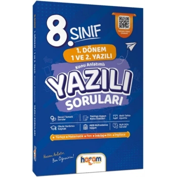 8. Sınıf Konu Anlatımlı Yazılı Soruları Tamamı Video Çözümlü-Hediye Planlama Kitapçığı- Hocam Anlatır