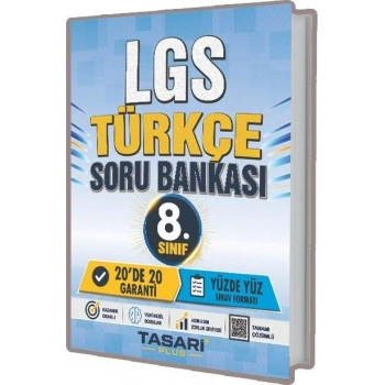 8.Sınıf LGS Türkçe Soru Bankası Çözümlü- Tasarı Plus Yayınları