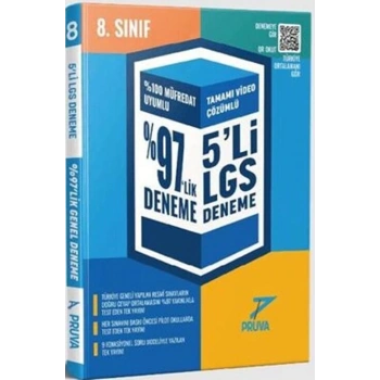 8. Sınıf 5’li LGS Deneme Sınavı-Pruva Akademi