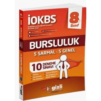 8. Sınıf İOKBS Bursluluk 10 Deneme Sınavı-Gizli Yayınları
