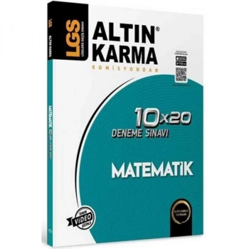 8. Sınıf LGS Matematik 10x20 Branş DenemeAltın Karma Yayınları