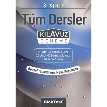 8.Sınıf Deneme Tüm Dersler-Tudem Yayınları