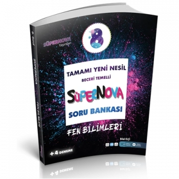 8.Sınıf Fen Bilimleri Soru Bankası Süpernova - Artı Zeka Yayınları