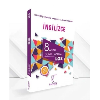 8.Sınıf İngilizce Soru Bankası - Karekök Yayınları