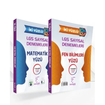 8.Sınıf LGS İki Yüzlü Sayısal Denemeleri-Karekök Yayınları