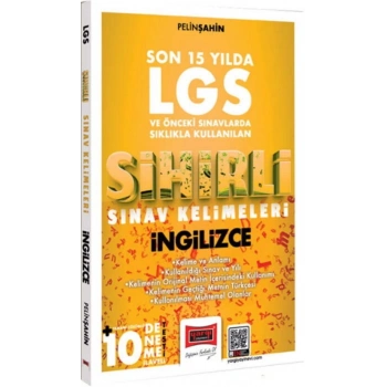 8.Sınıf LGS Son 15 Yıl Sihirli Sınav Kelimeleri İngilizce-Yargı Yayınları