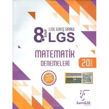 8.Sınıf Matematik Deneme Sınavı LGS - Karekök Yayınları