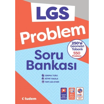 8.Sınıf Problemler Soru Bankası - Tudem Yayınları