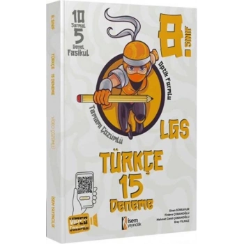 8.Sınıf Türkçe 15 Deneme - İsem Yayınları