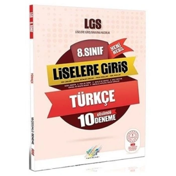 8.SINIF TÜRKÇE DENEME LGS 10 LU ÇÖZ.-FDD YAYINLARI