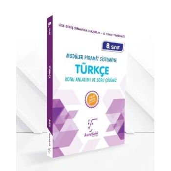 8.Sınıf Türkçe Konu Anlatımı LGS - Karekök Yayınları