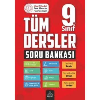 9.Sınıf Tüm Dersler Soru Bankası Element Yayınları
