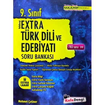 9.SINIF EXTRA TÜRK DİLİ EDEBİYATI SORU BANKASI / KAFADENGİ YAYINLARI