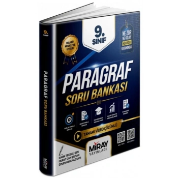 9.Sınıf Paragraf Soru Bankası - Maarif Model Miray Yayınları