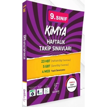 9.Sınıf Kimya Haftalık Takip Sınavları - Karekök Yayınları