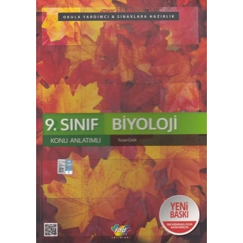 9. Sınıf Biyoloji Konu Anlatımlı FDD Yayınları