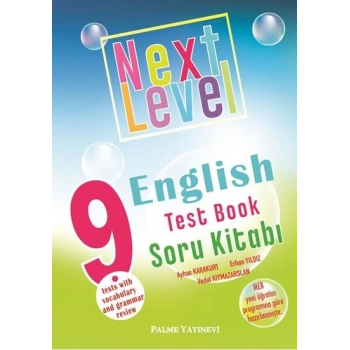 9.Sınıf Englısh Test Book Soru Kitabı-Palme Yayınları
