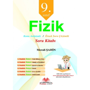 9.SINIF FİZİK KONU ANLATIMLI SORU *YENİ*-Plazma Yayıncılık