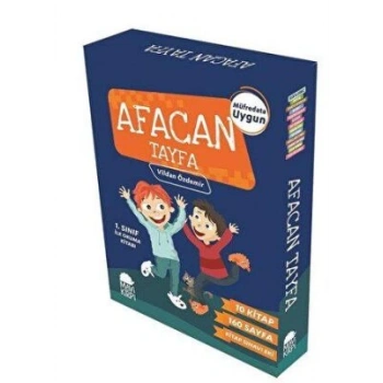 Afaca Tayfa 1.Sınıf (10 Kitap)-Mavi Kirpi Yayınları