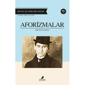 AFORİZMALAR / FRANZ KAFKA / ANONİM YAYINLARI