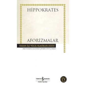 Aforizmalar - Hippokrates - İş Bankası Kültür Yayınları