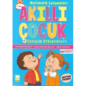 Akıllı Çocuk Gelişim Etkinlikleri-Matematik Çalışma Kitabı -Okul Öncesi- Bıcırık Yayınları