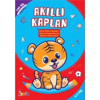 Akıllı Kaplan Yaz-Sil Kitapları - Bıcırık Yayınları