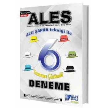 ALES 6 Lı Deneme-Altı Şapka Yayınları