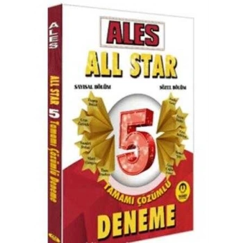 ALES Deneme All Star 5 li Çözümlü-Tasarı Yayınları