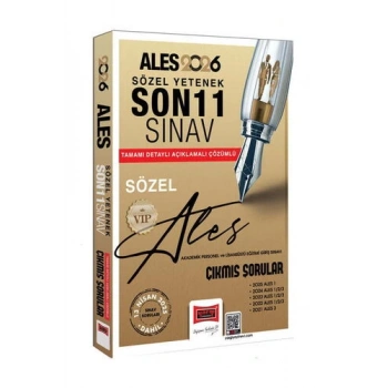 ALES VIP Çıkmış Sorular Son 11 Sınav SÖZEL 2026 - Yargı Yayınları