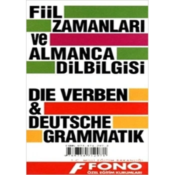 Almanca Fiil Zamanları ve Dilbilgisi Tablosu - Fono Yayınları