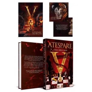 Ateşpare 2- Tutuklu Zihinler Zindanı (Karton Kapak) - Ceren Melek - İndigo Yayınları