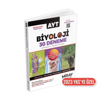 AYT Biyoloji Deneme Sınavı (2.Dönem Konularını İçermez) - Miray Yayınları