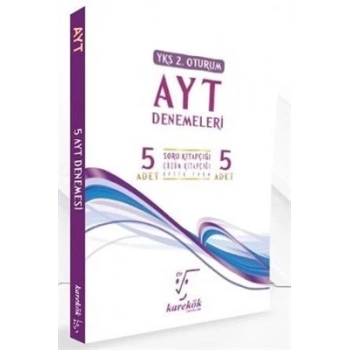 AYT Deneme Sınavı 5li - Karekök Yayınları