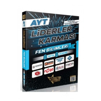 AYT Fen Bilimleri Deneme Sınavı 8 Lİ -(2025) Liderler Karması Yayınları