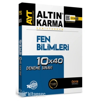 AYT Fen Bilimleri Deneme Sınavı - Altın Karma Yayınları