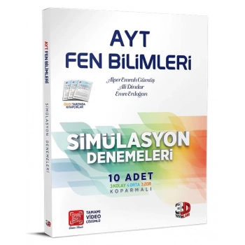 AYT Fen Bilimleri Deneme Sınavı Simülasyon- 3D Yayınları