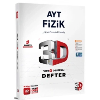 AYT Fizik Defter Video Destekli-3D Yayınları