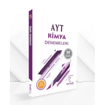 AYT Kimya Deneme Sınavı 30lu - Karekök Yayınları