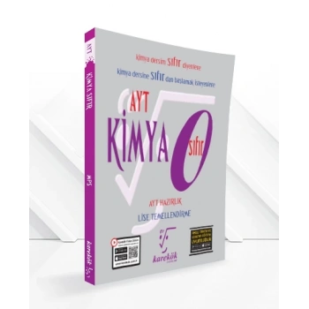 AYT Kimya Sıfır - Karekök Yayınları