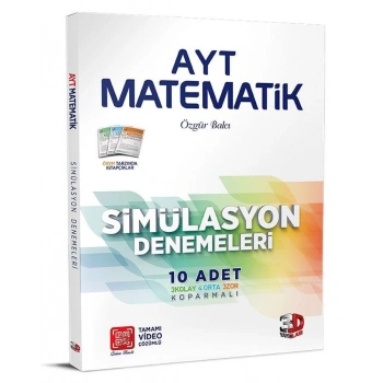 AYT Matematik Deneme Sınavı Simülasyon- 3D Yayınları
