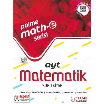 AYT MATEMATİK SORU BANKASI(MATH-E SERİSİ) (İADESİZ) - PALME YAYINLARI