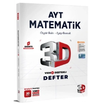 AYT Matematik Video Destekli Defter- 3D Yayınları