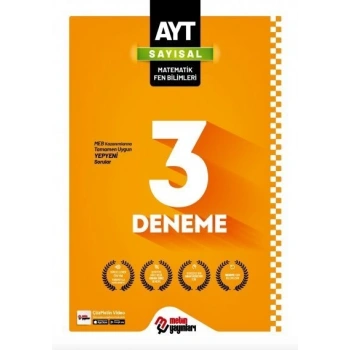 AYT Sayısal Deneme Sınavı 3lü - Metin Yayınları