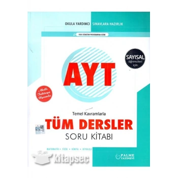 AYT Sayısal Tüm Dersler Soru Bankası (İADESİZ) - Palme Yayınları